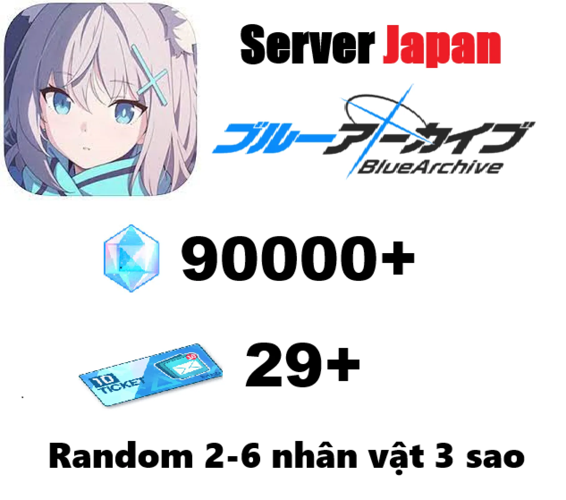 [ Japan ] Blue Archive 90000 G...
