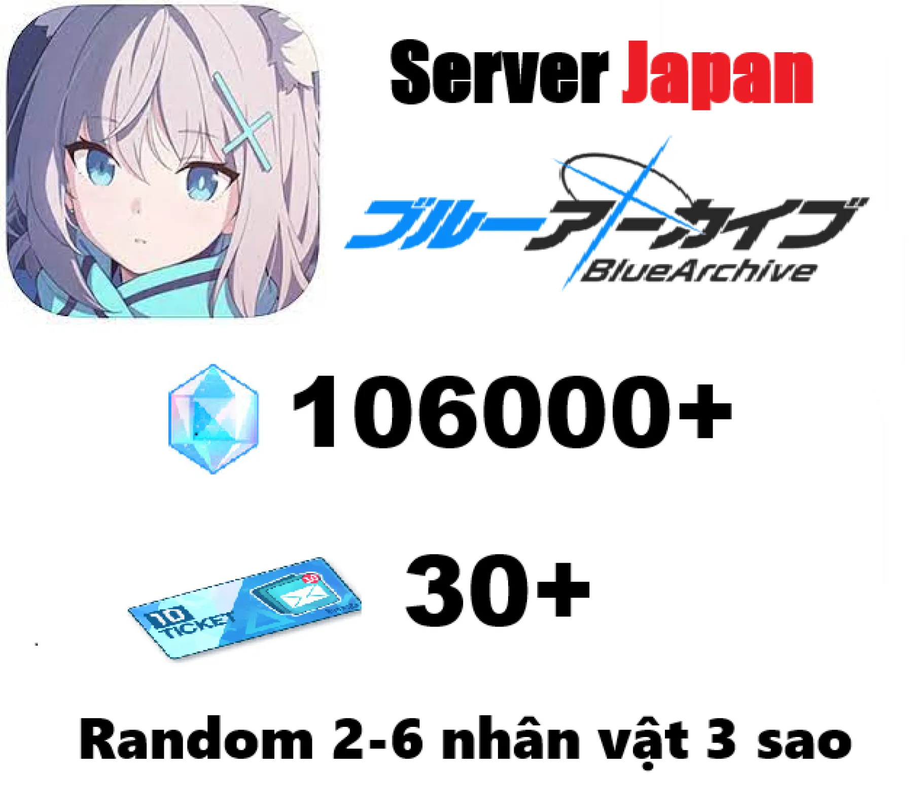[ Japan ] Blue Archive 106000...
